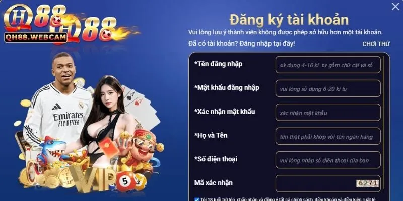 Đăng Ký QH88 2 Cách Đăng Ký QH88