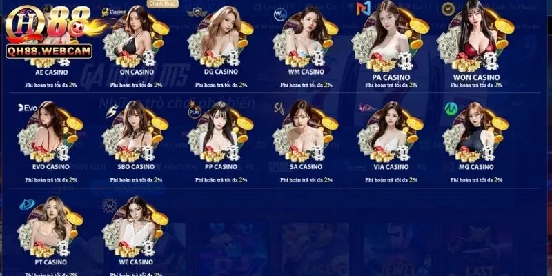 ON Casino - Thế Giới Casino Trực Tuyến, Đa Dạng Trò Chơi 1 ON Casino - Thế Giới Casino Trực Tuyến