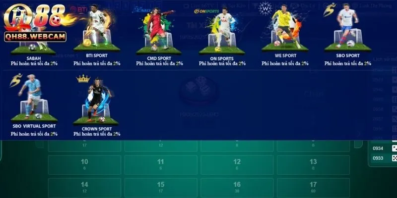 Sảnh Game WE Sport - Cá Cược Thể Thao, Tỷ Lệ Cược Cao 3 Các Tính Năng Khác